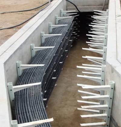 玻璃钢阶梯式400电缆支架电缆槽支架